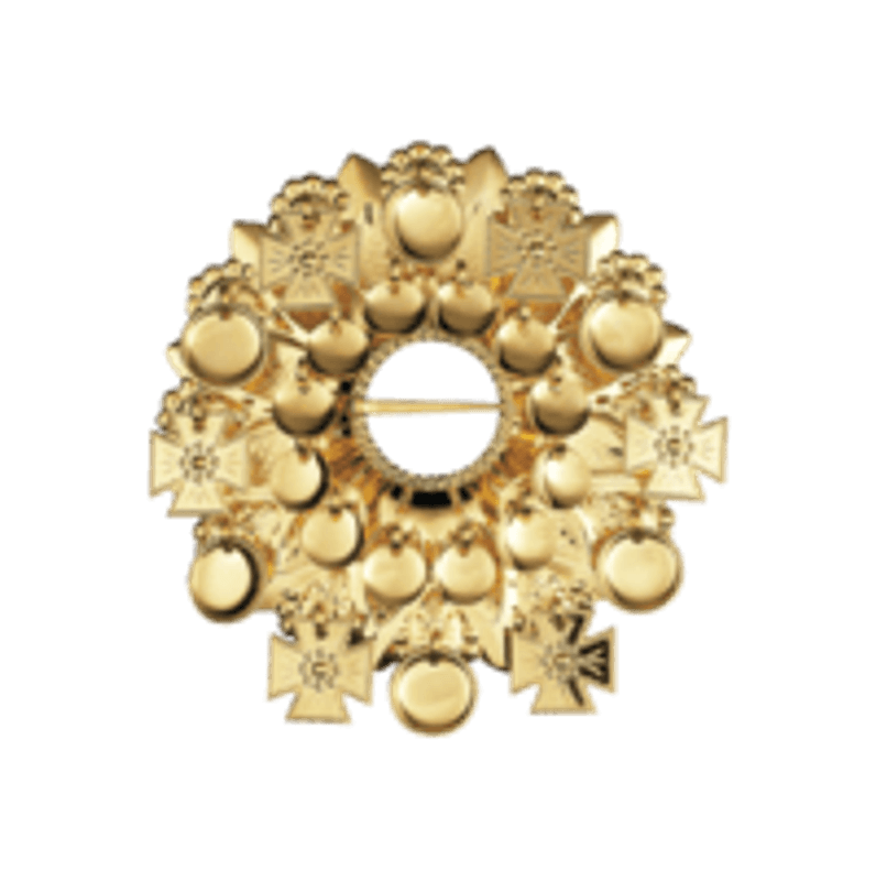 Sølje 146600 forgylt 84mm