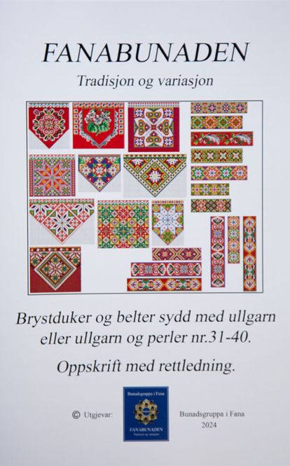 Hovedbilde Hefte Fana Brystduker og Belter ullgarn og perler ...