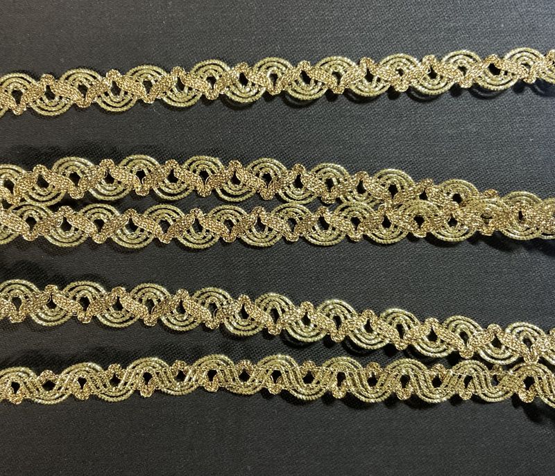 Metallblonde mørk gull 10mm