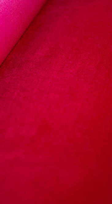 Hovedbilde Bomullsfløyel, høyrød 
