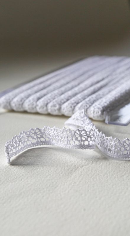 Heklet Blonde, 15 mm bomull