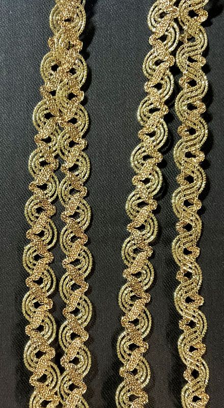 Metallblonde mørk gull 10mm