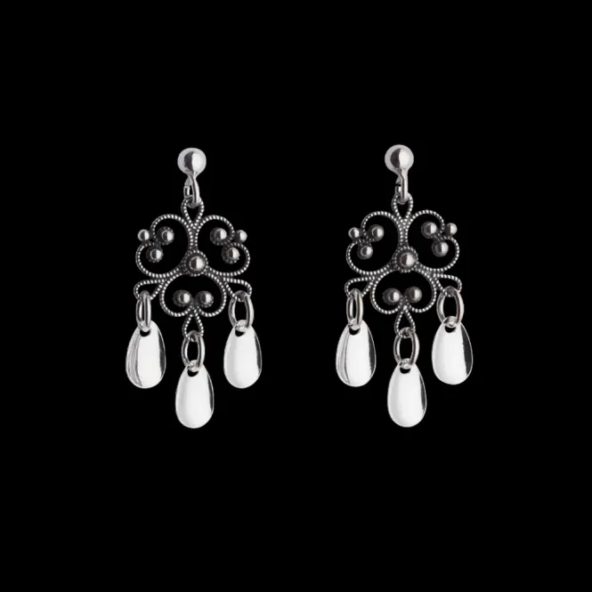 Hovedbilde Ørepynt 721 111 filigran oksidert 