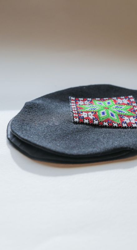 Bunadsveske med perlebroderi -3