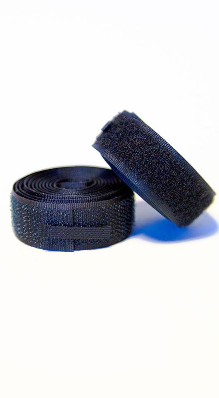 Borrelås 1,25m sort