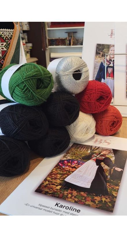 Bunadstrikk strikkepakke 