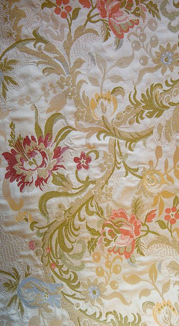 Hovedbilde Balmorial silkebrokade creme