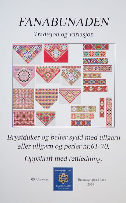 Hovedbilde Hefte Fana Brystduker og Belter ullgarn og perler ...