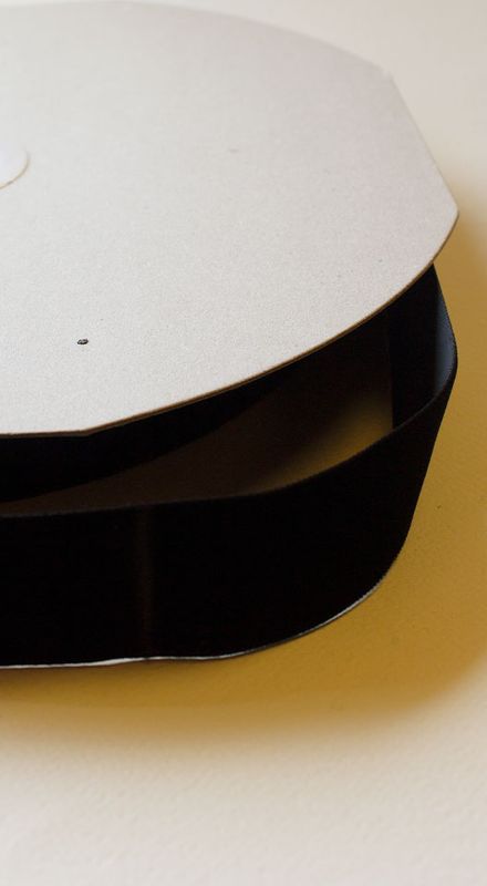 Fløyelsbånd sort 50 mm