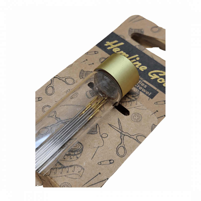 Hemline Gold broderinåler 3/9