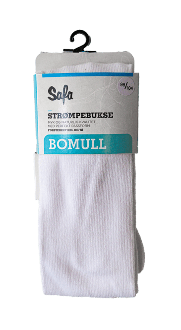 Hovedbilde Strømpebukse hvit til barn & baby