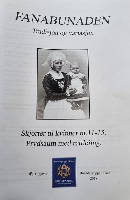 Hovedbilde Hefte med broderier til skjorter Fana dame nr 11- ...